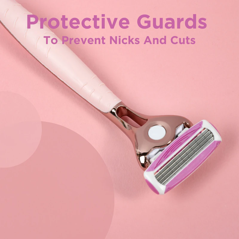 Wilkinson Sword Quattro for Women Rose Gold -parranajokone + varaosat 4 kpl.