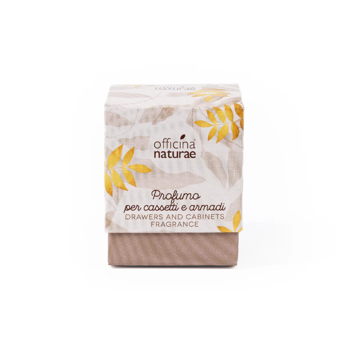 Officina Naturae PROFUMO PER CASSETTI E ARMADI con foglia in caolino realizzata a mano - Accessori per Profumi d'Ambiente, Prodotti bucato