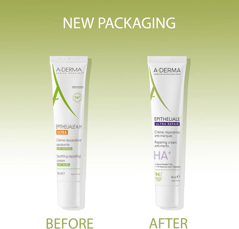 A-Derma Epitheliale AH Ultra Repair Creme Reparador Anti-Marcas para pele irritada