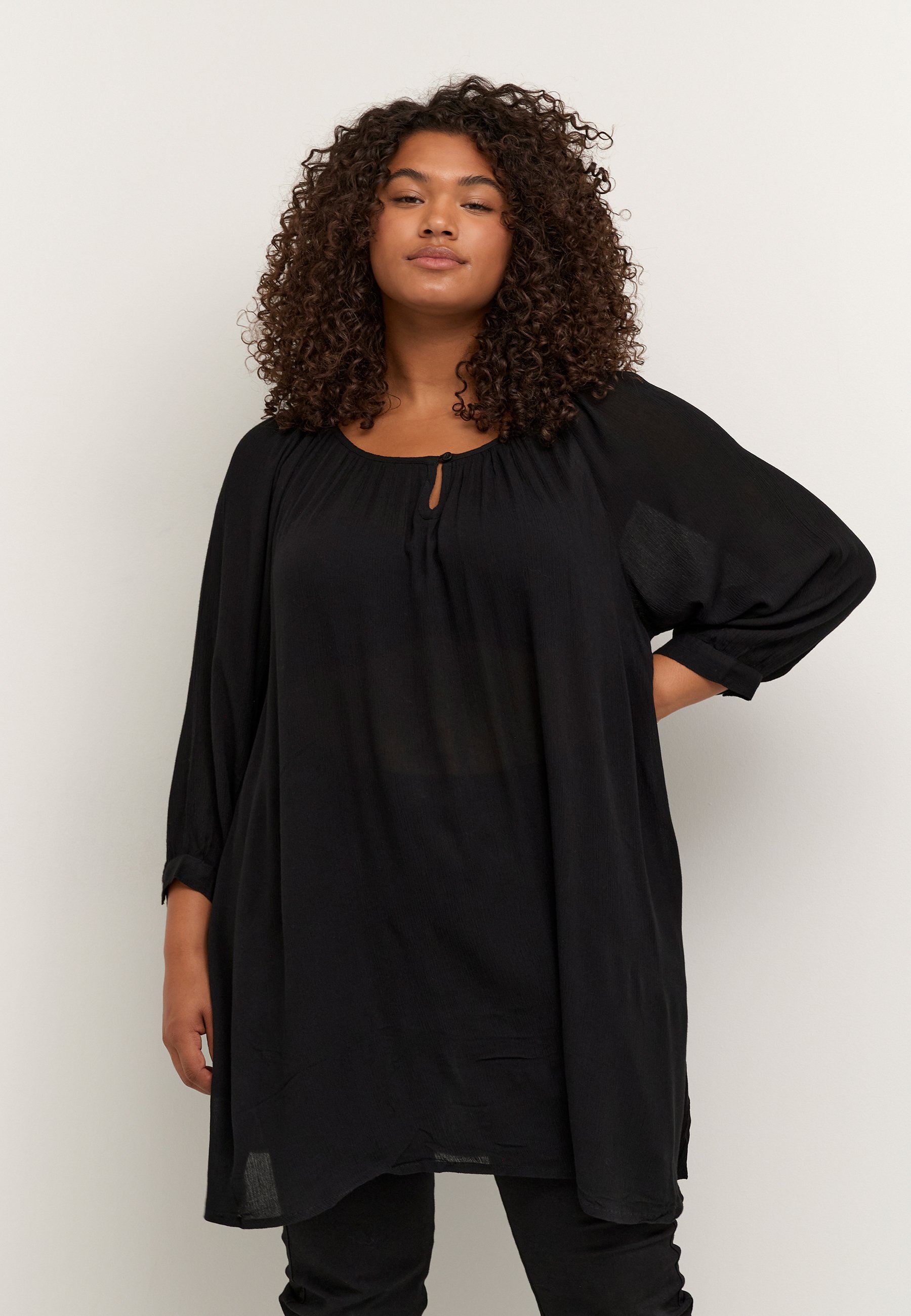 Kaffe Curve Tuniek - diepzwart