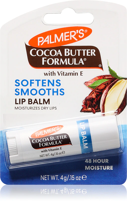 Bálsamo labial hidratante com fórmula de manteiga de cacau da Palmer's