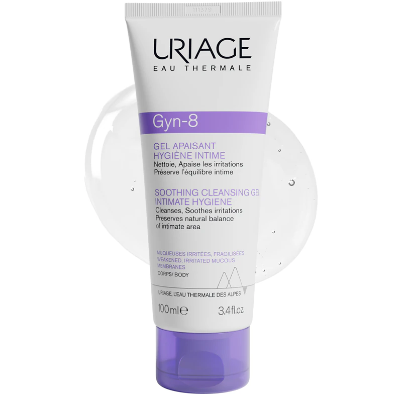 Uriage Gyn-Phy Gyn-8 Verzachtende Reinigingsgel Intieme Hygiëne gel voor de geïrriteerde huid
