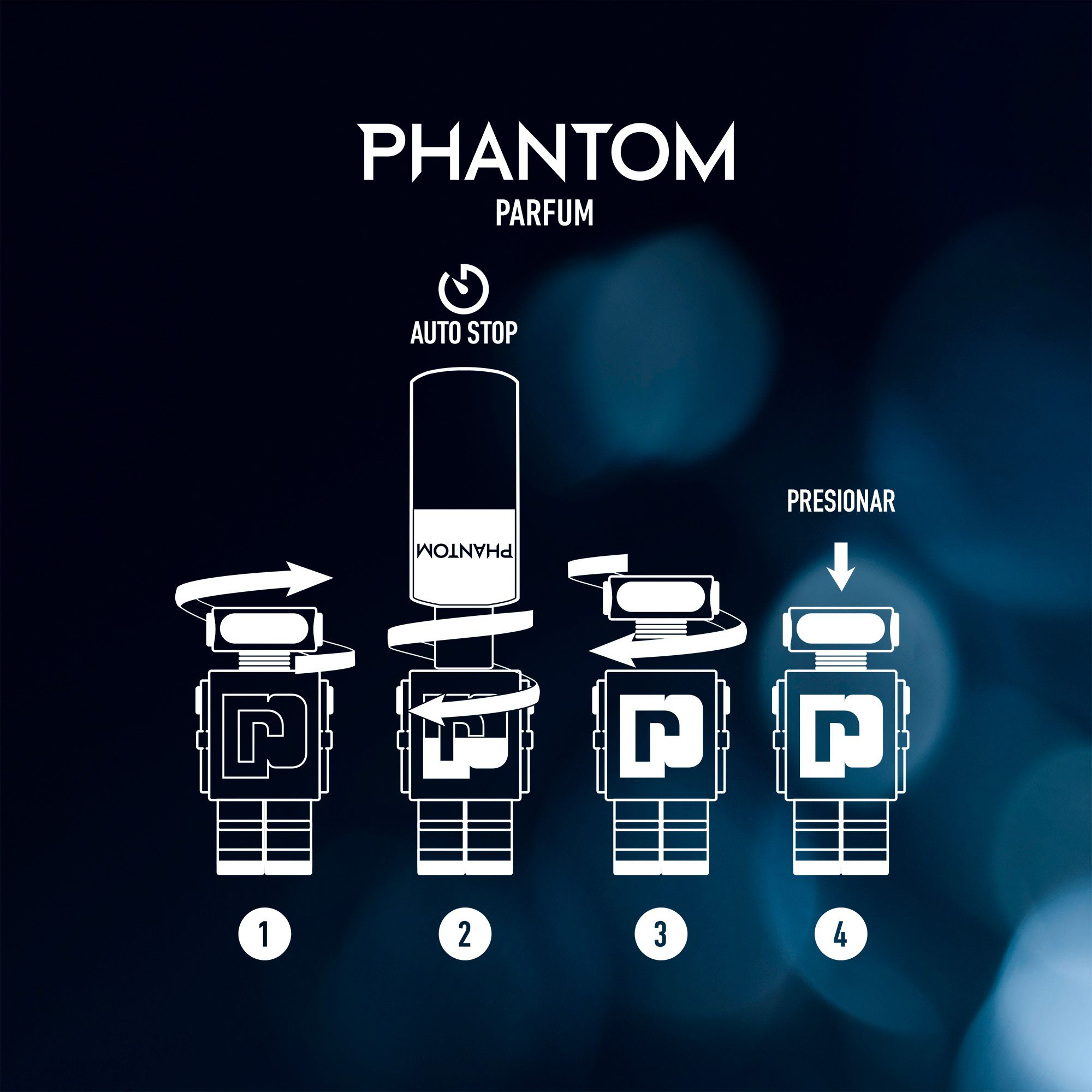 Phantom Parfum uzpilde Vīriešu smaržas