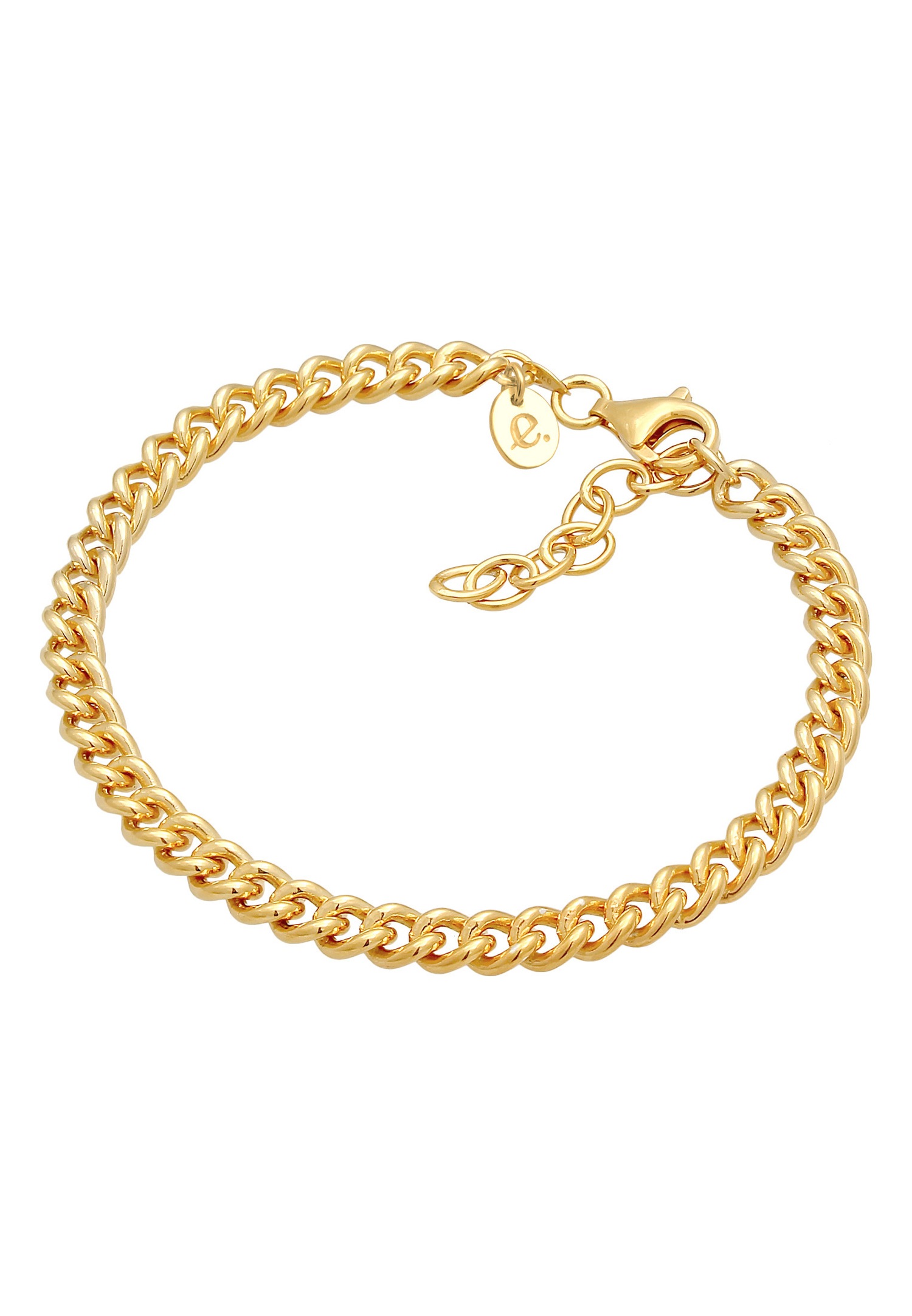 Elli PREMIUM Femmes de base massif en argent sterling 925 rhodié