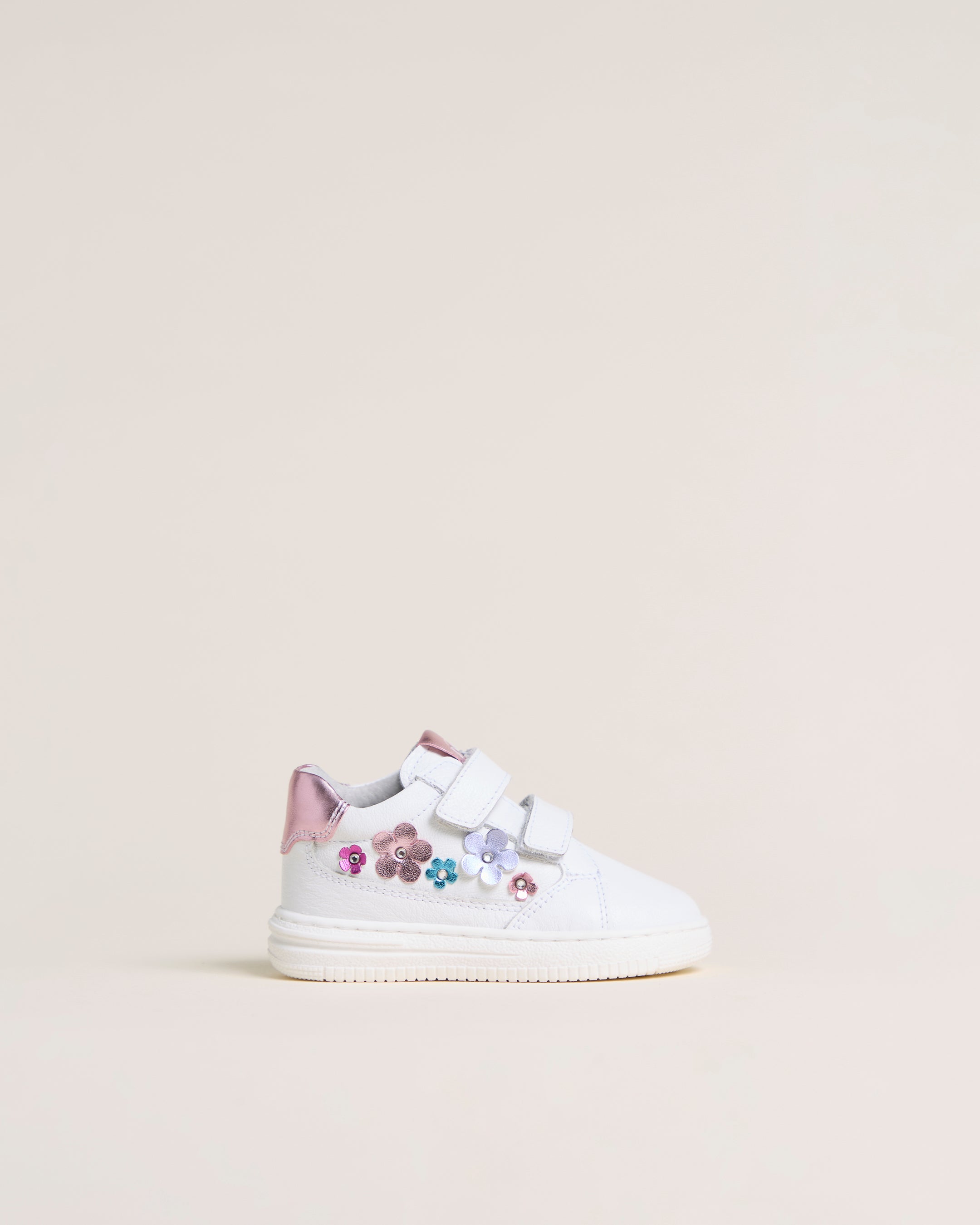  Junior-Sneaker für Mädchen aus Leder und Funktionsmaterial