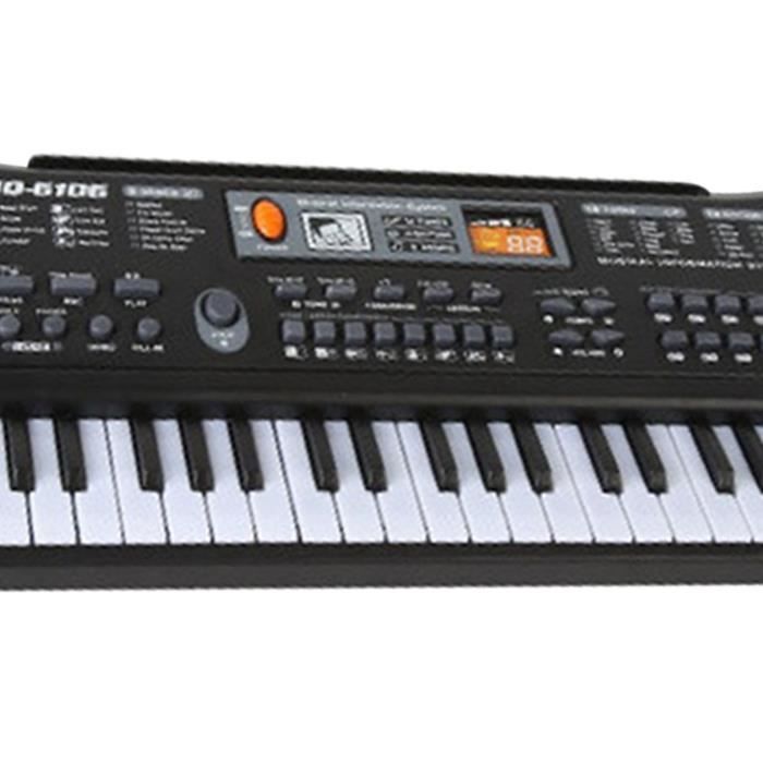 Piano à clavier pour enfants - VVIKIZY - Modèle Éducatif - 61 touches - Multifonctionnel - Léger et portable