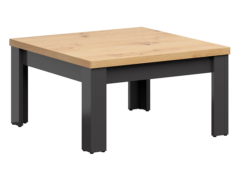 Ława Hesen 75 cm grafit/dąb artisan