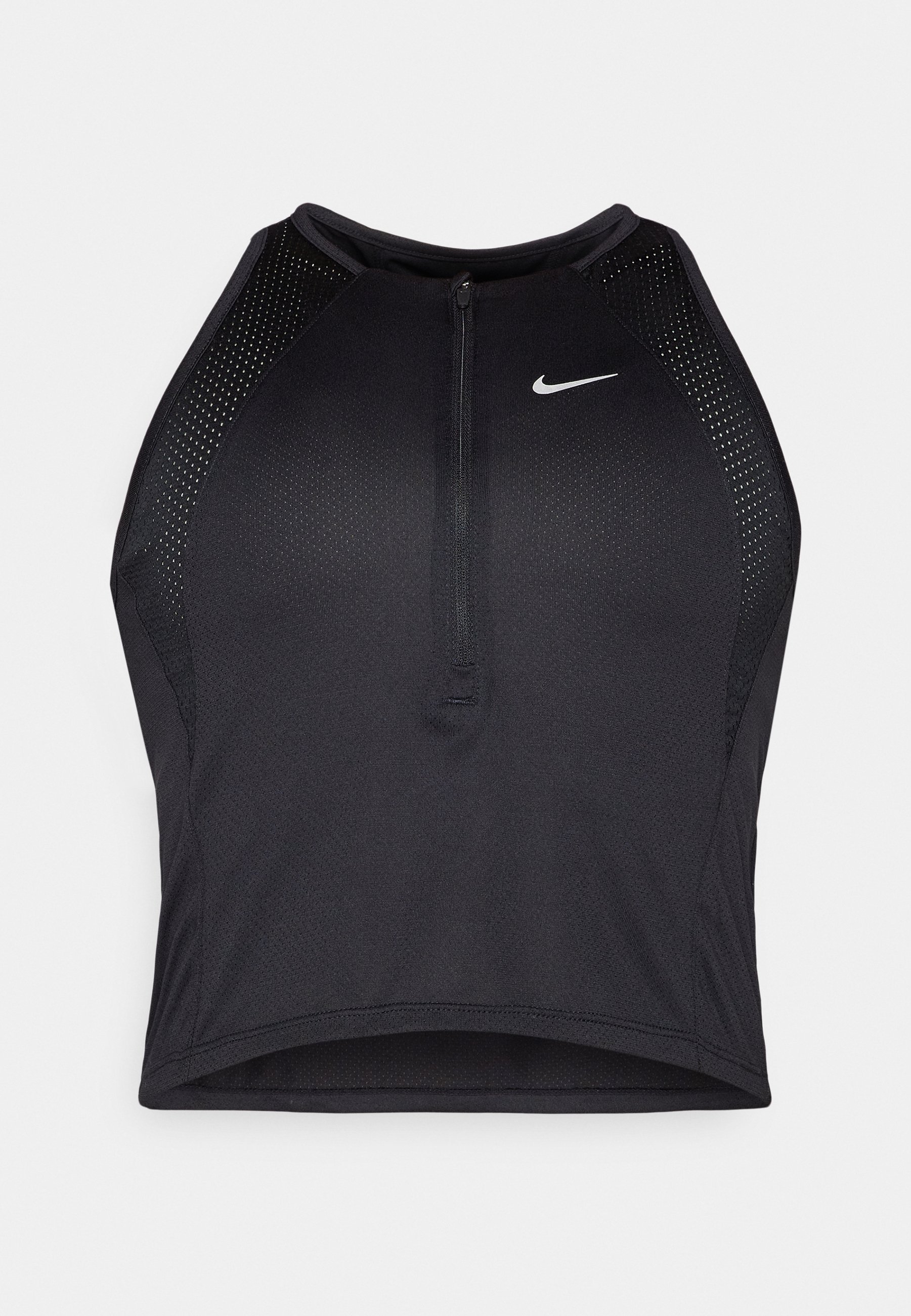 Nike Performance Laufshirt – Oberteil – Schwarz/Reflektierendes Silber