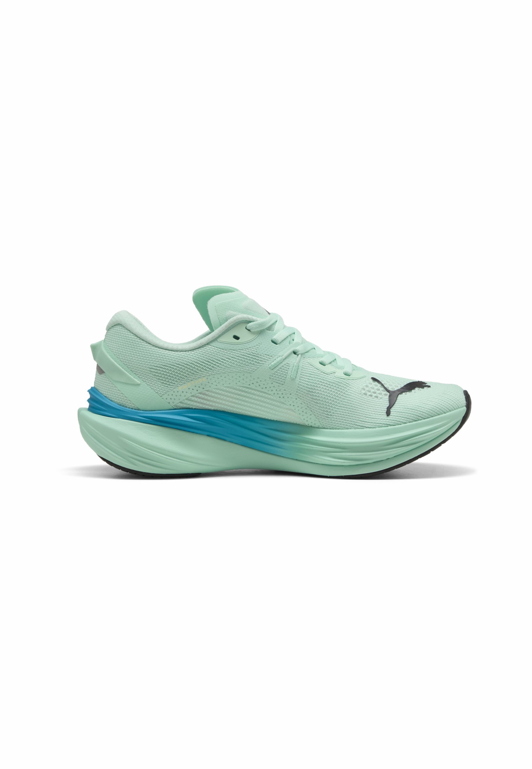 Puma DEVIATE NITRO - Chaussures de running sur route - bleu menthe fondu