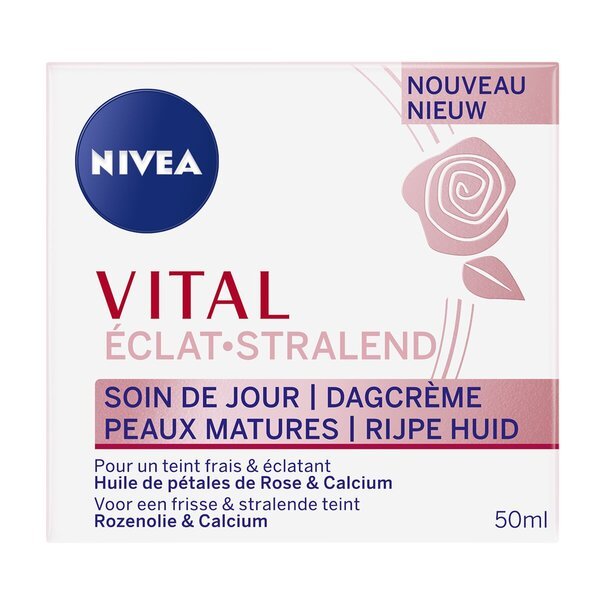 NIVEA Vital dnevna krema protiv bora za blistavu kožu<br>50ml - Zrela koža