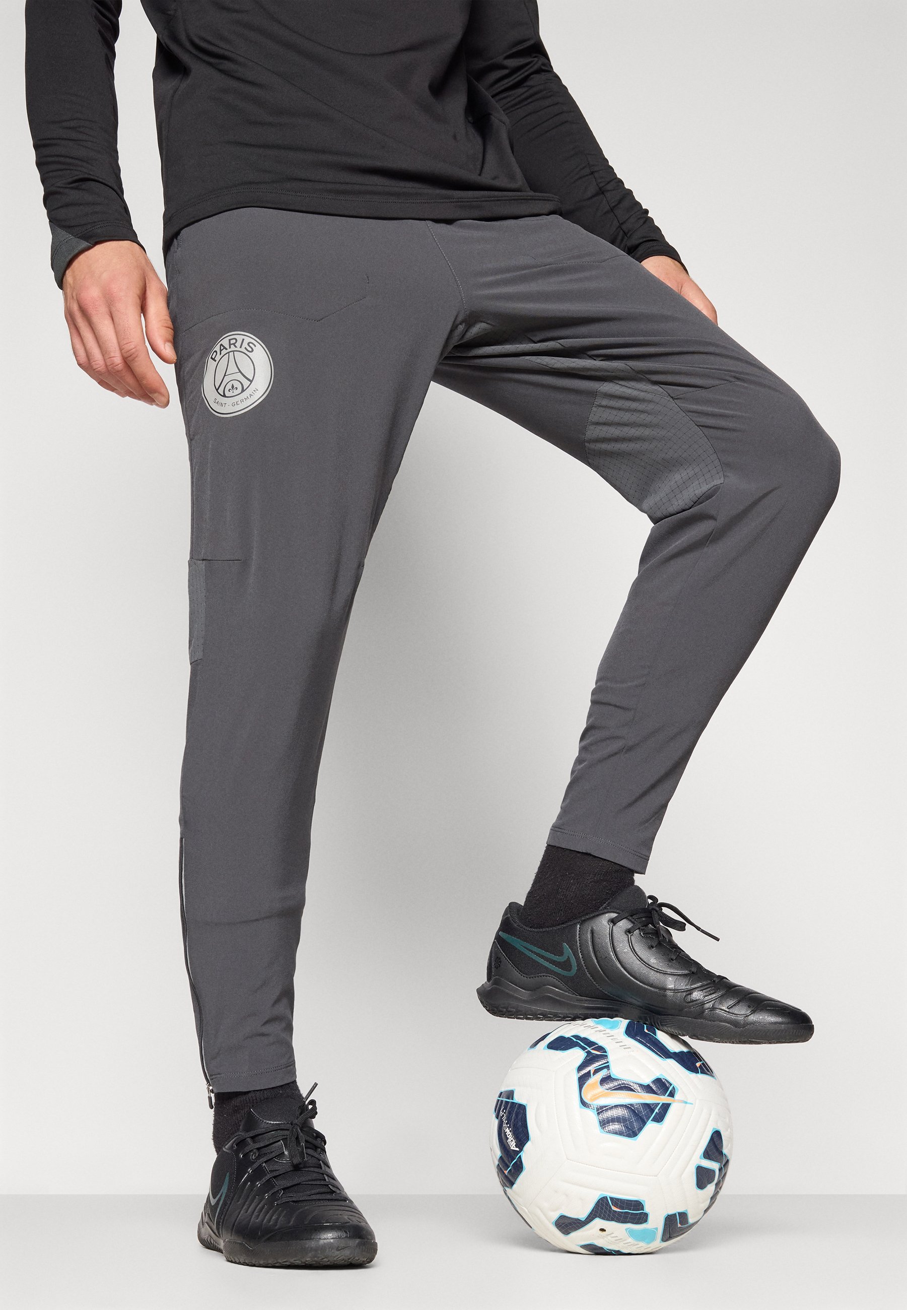 Nike Performance PARIS SAINT-GERMAIN PHENOM ELITE - Clubkleding - antraciet/reflecterend zilverkleurig