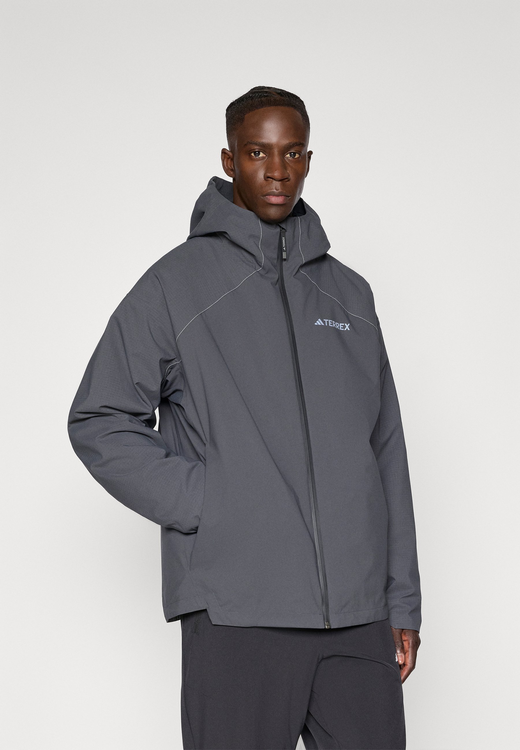 Adidas Terrex Outdoor jas - antraciet