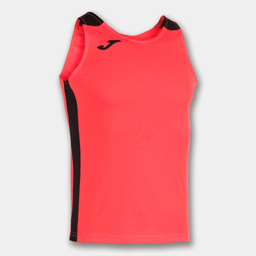Camiseta Tirantes Joma Record Ii Coral Flúor Negro
