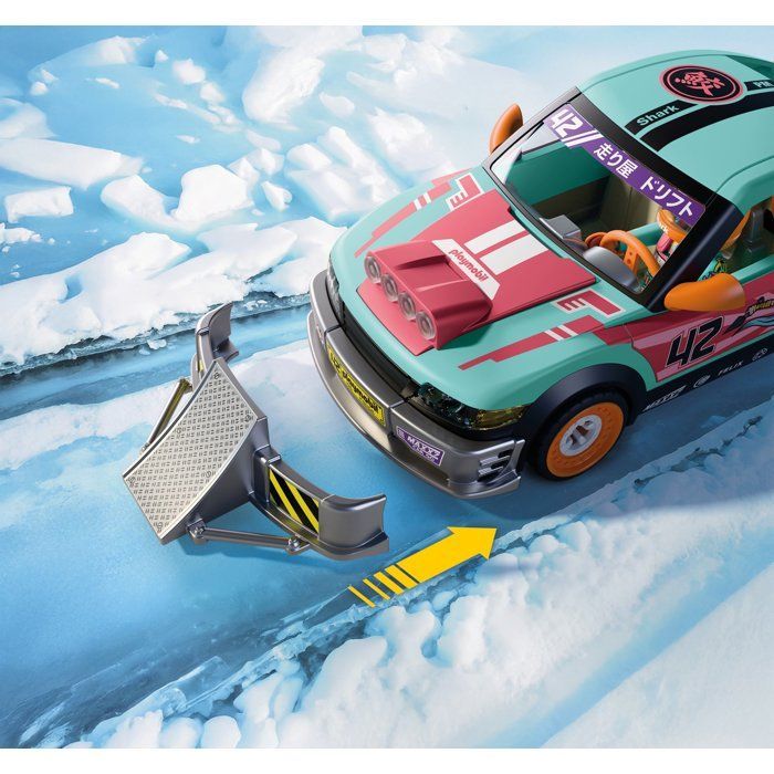 Playmobil 72062 Rallyauto, Racevoertuig, 68 onderdelen, Leeftijd 4+