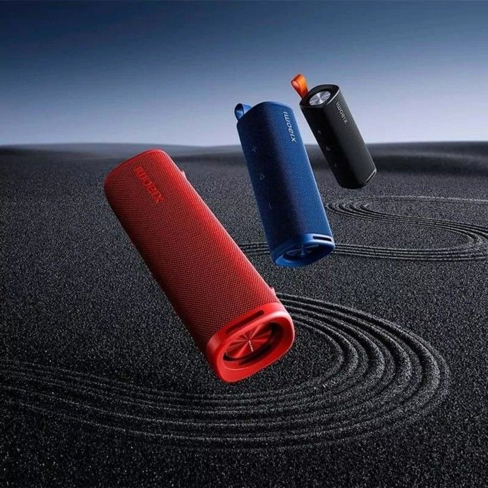 Altavoz Bluetooth portátil - XIAOMI - Sonido para exteriores 30W - Azul - Resistente al agua - 10 horas de duración de la batería