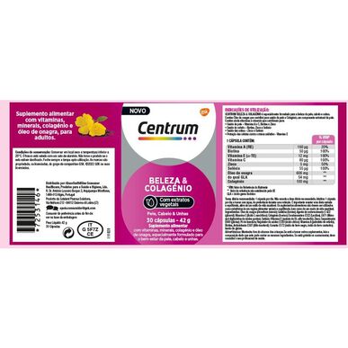 Centrum Beauty Vitamíny a doplněk kolagenu 30 kapslí