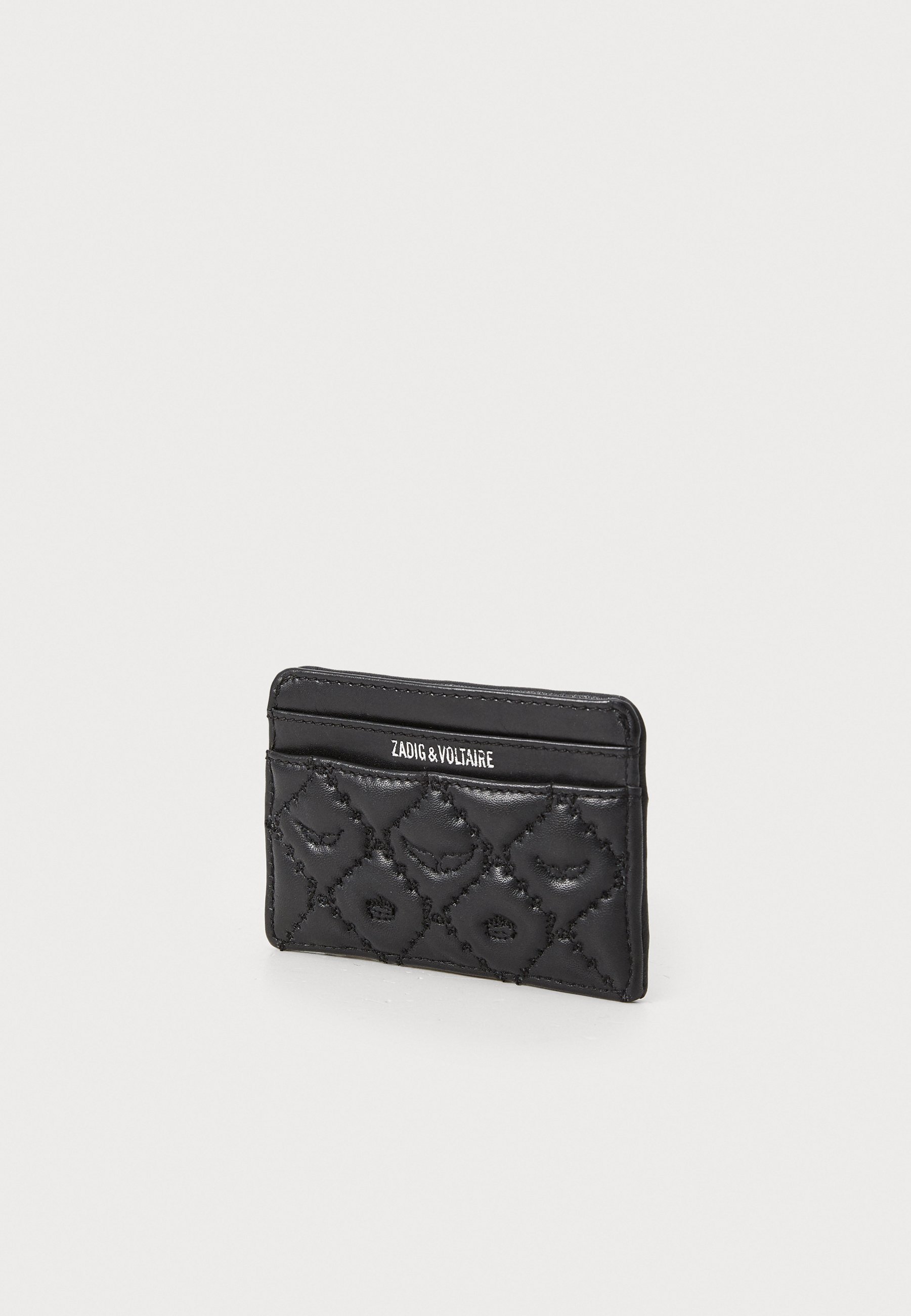 Zadig & Voltaire PASS STEPPELT MONOGRAM - Pénztárca - fekete