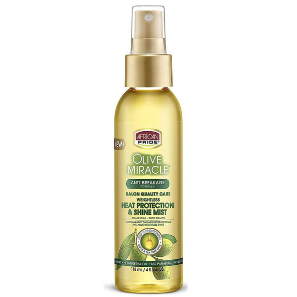Tepelná ochrana a lesk v mlze African Pride Olive Miracle