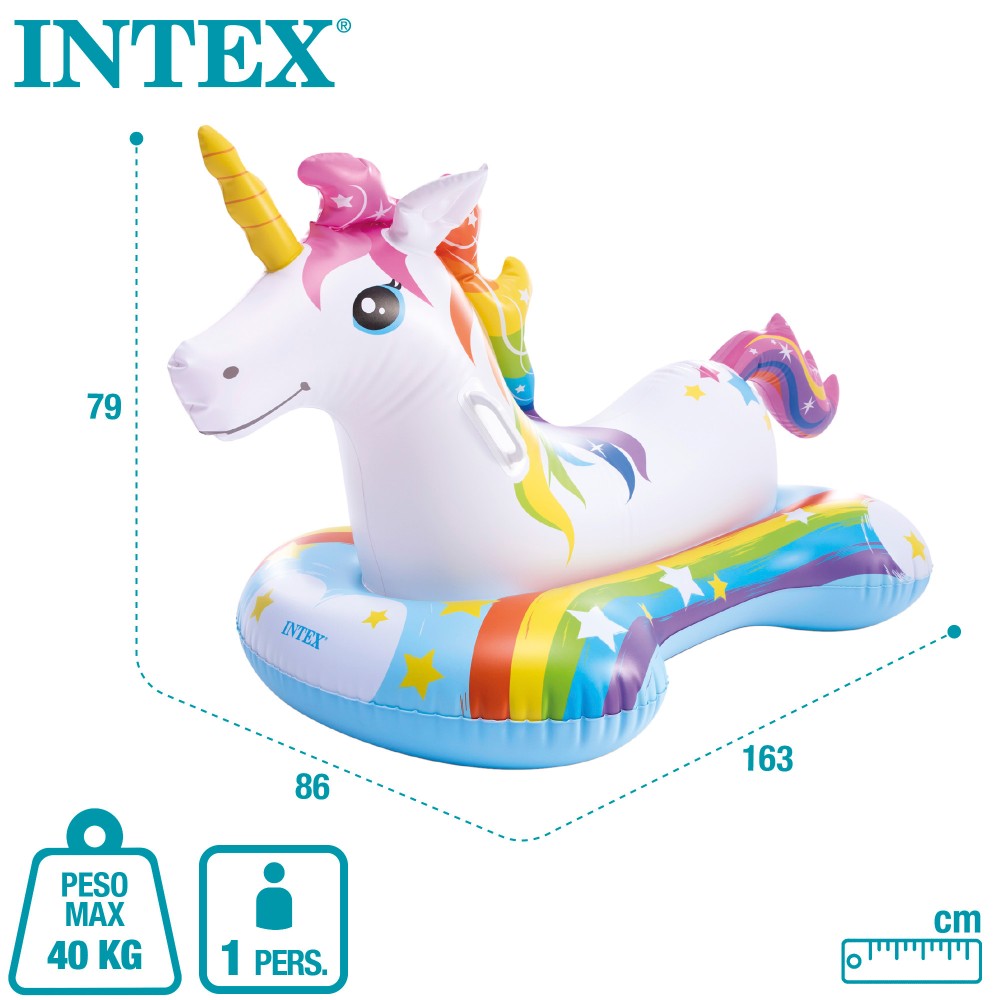  Φουσκωτό στρώμα Intex Unicorn για παιδιά