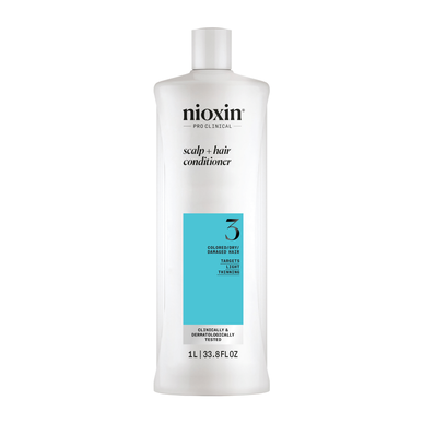 Nioxin Professionals šampūnas galvos odai, 3 spalvos, sausiems ir pažeistiems plaukams, lengvas kondicionierius 1000 ml 1000 ml