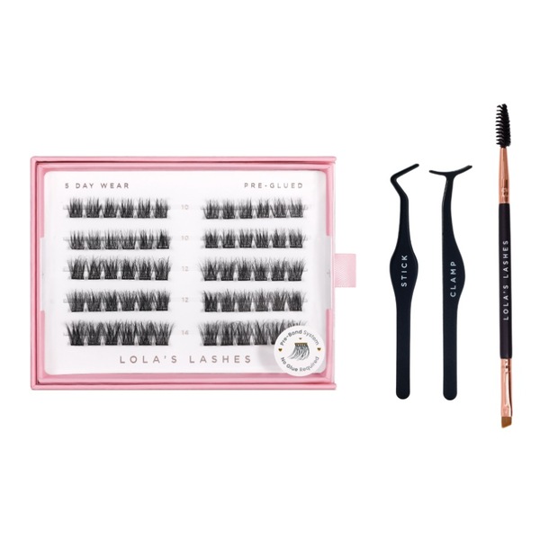 Startovací sada na řasy Lola's Lashes Press-on Lashes Soft Wisp