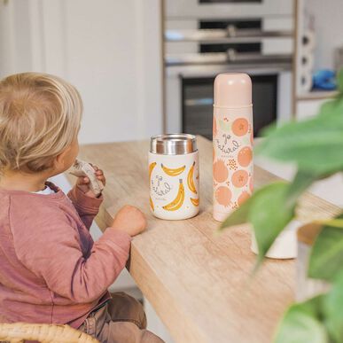 Suavinex nesteille tarkoitettu termospullo, vaaleanpunainen, 1 kpl, 1 kpl