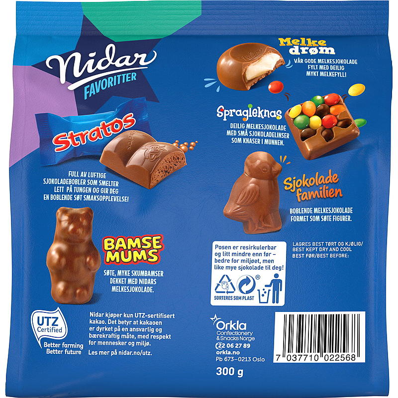 Nidar Nidarin suosikit 300 g Stratos