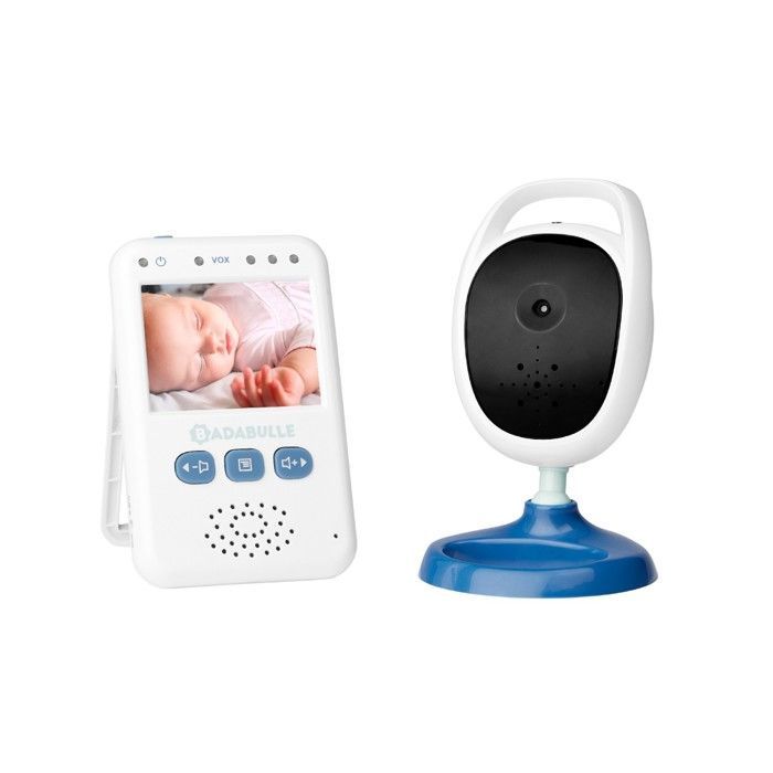 Badabulle Babyphone Caméra, portée de 250m, écran 2,4