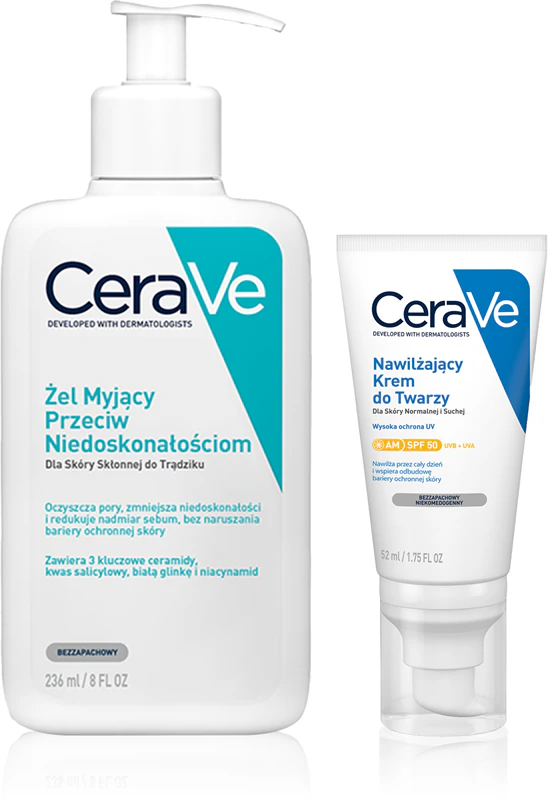 CeraVe Care Routine praktické balenie proti nedokonalostiam pleti