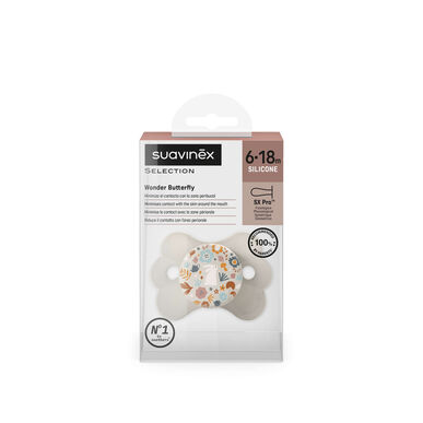Suavinex Selection Wonder Butterfly SX-Pro 6-18M Prémiový cumlík 6-18M 1 ks 1 ks