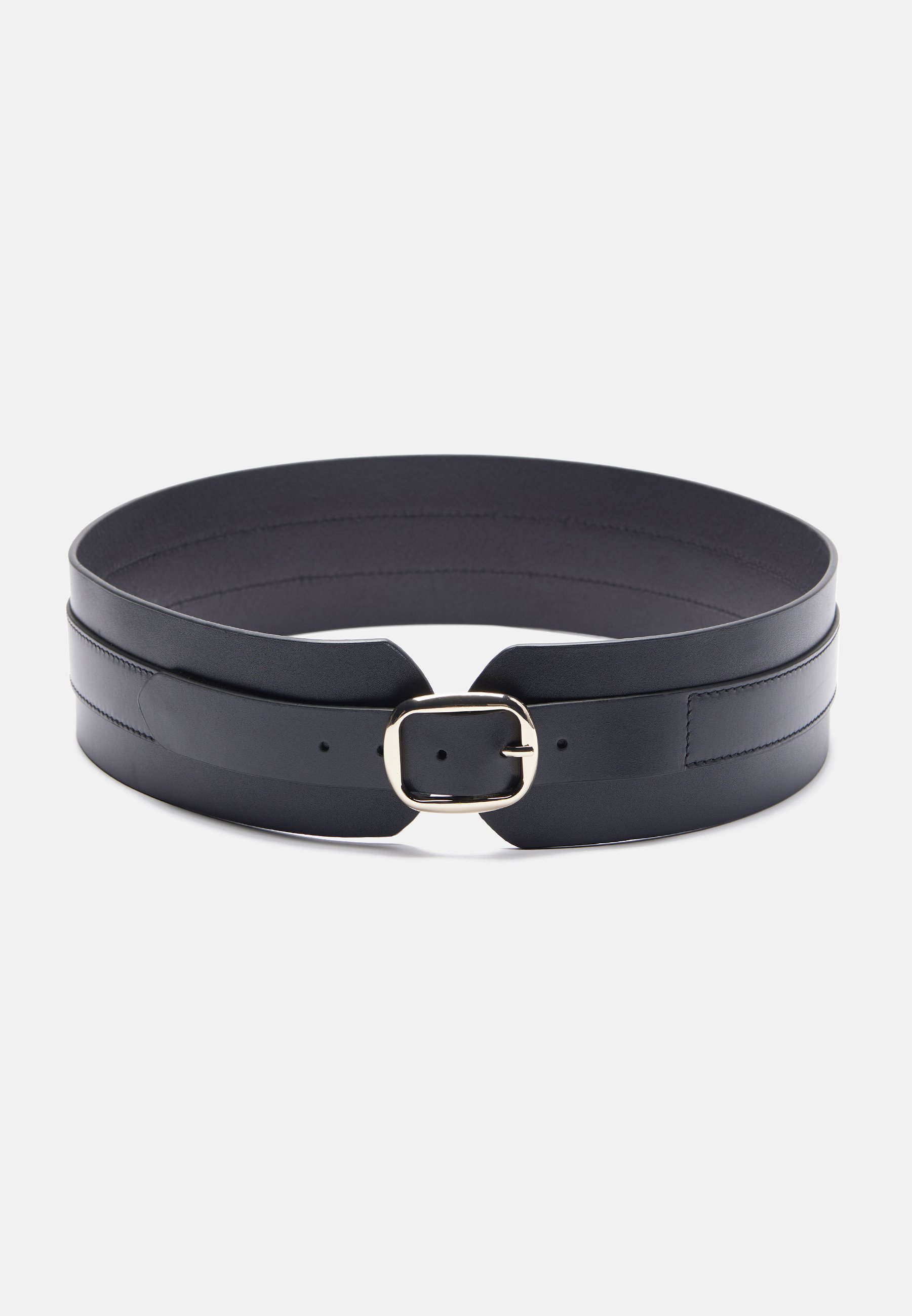 Zign LEATHER - Tailleband - zwart/goudkleurig
