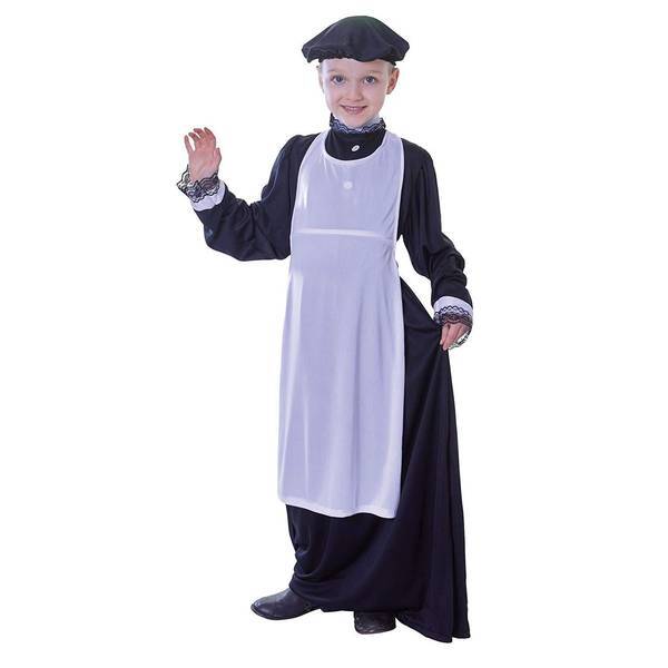 Bristol Novelty meisjes Victoriaanse schort kostuumaccessoire