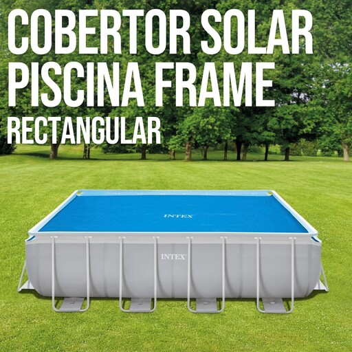  Couverture solaire Intex pour piscines rectangulaires 400x200 cm