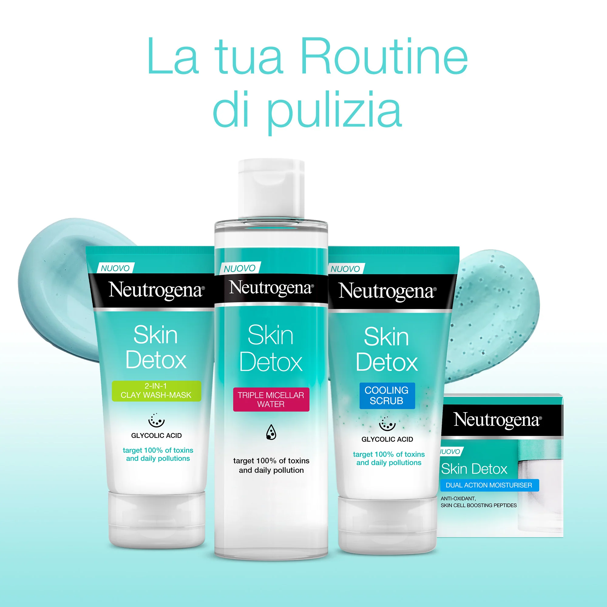 Viso Skin Detox Acqua Micellare Tripla Azione - Acqua detergente viso