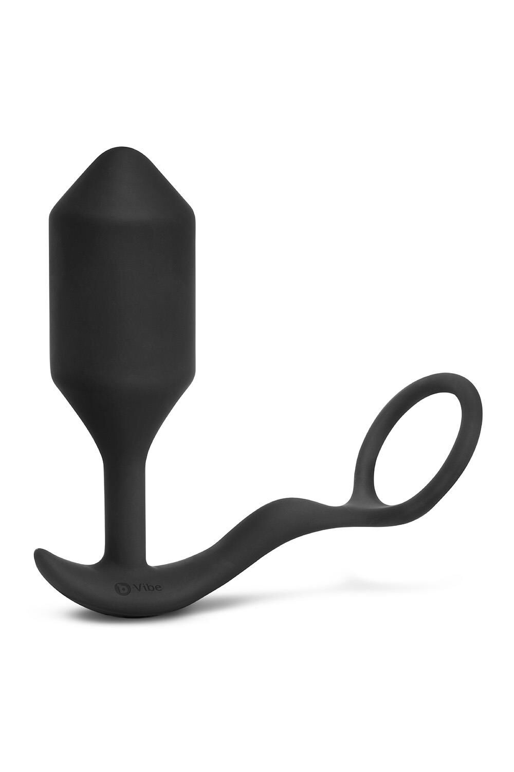 B-Vibe Vibrerende Snug & Tug XL Sort