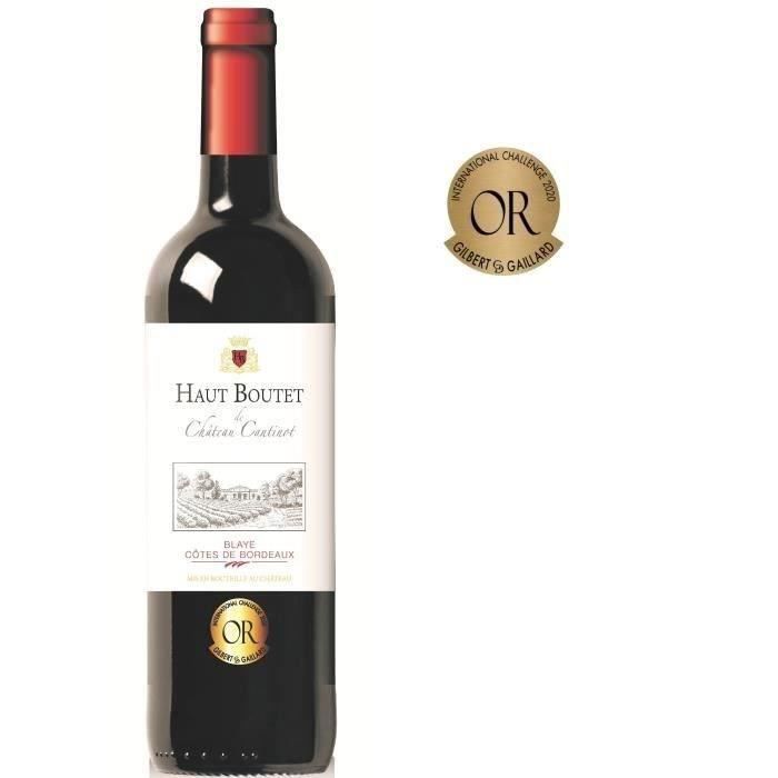 Haut Boutet du Château Cantinot 2022 Blaye Côtes de Bordeaux - Vino Tinto Burdeos x6