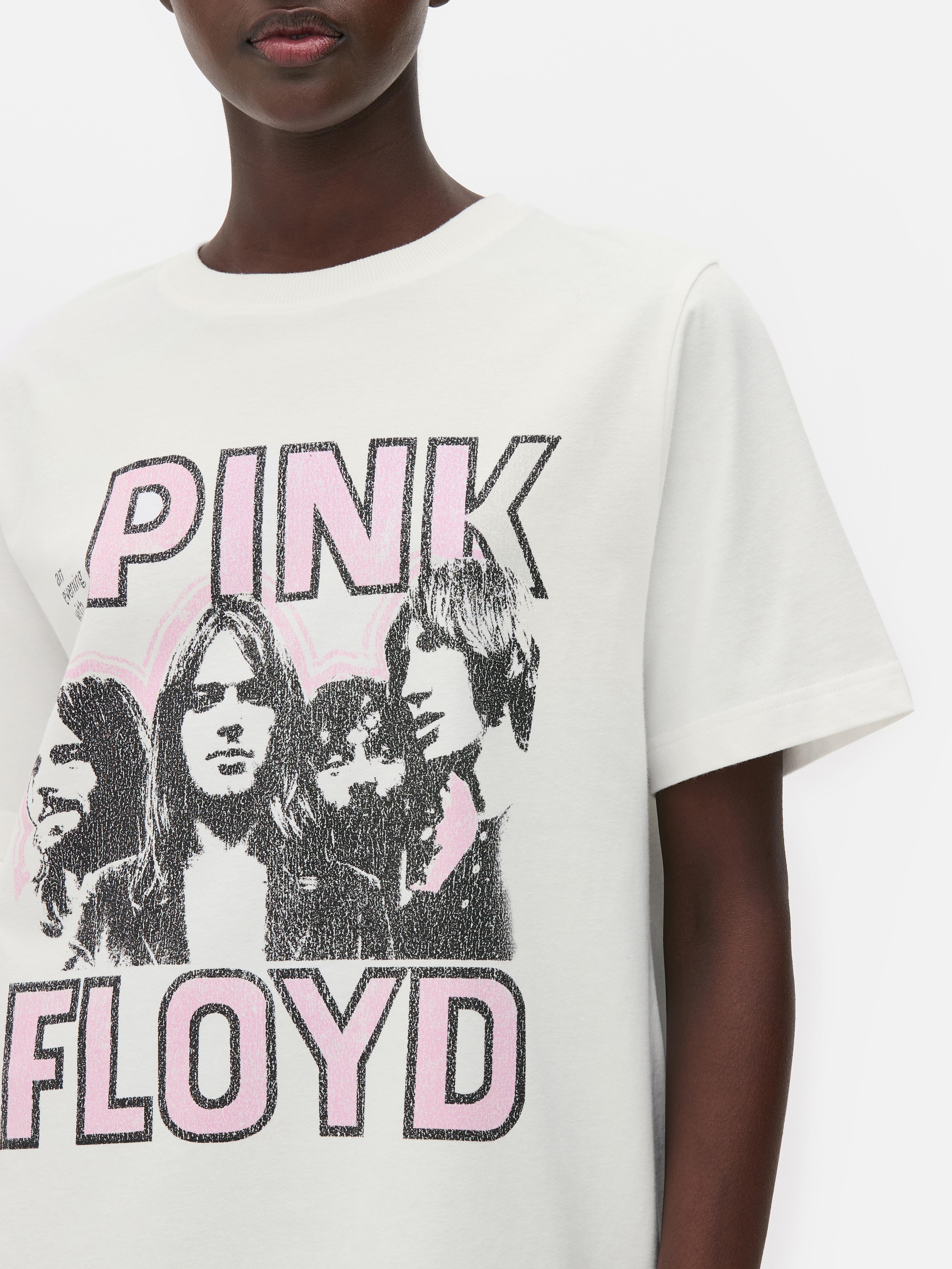 Tricou cu mânecă scurtă Pink Floyd Un tricou cu mânecă scurtă cu imprimeu și text Pink Floyd