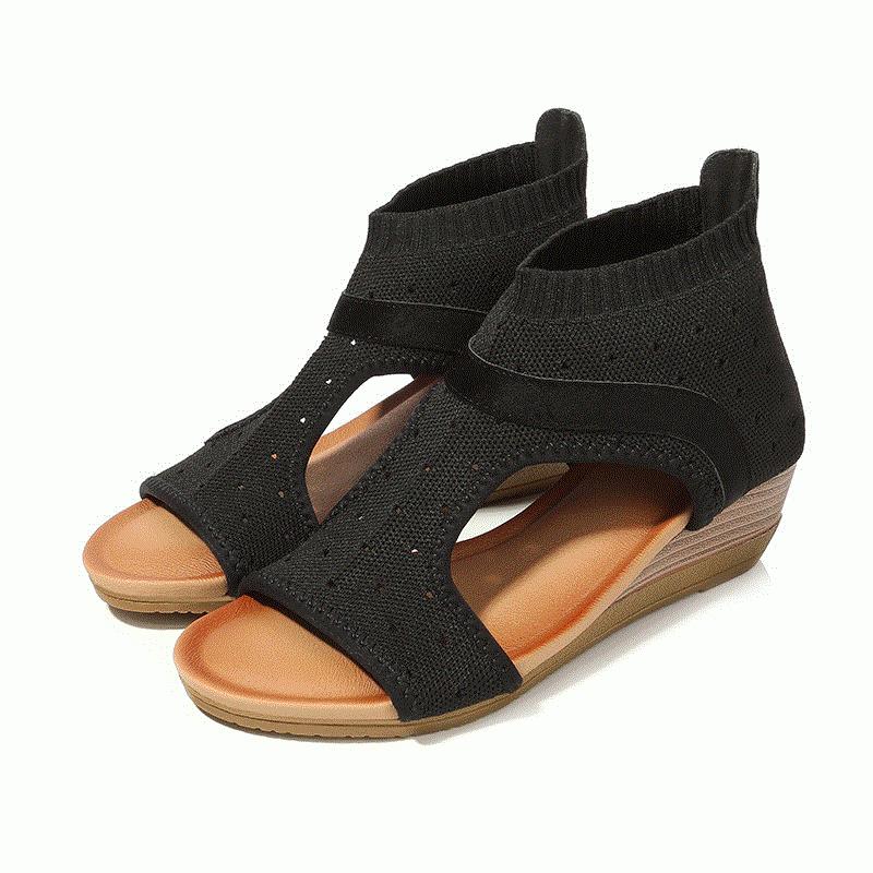 Sandales pour femmes, nouvelles tongs gladiateur, chaussures confortables d'été, chaussures plates tendance pour femmes