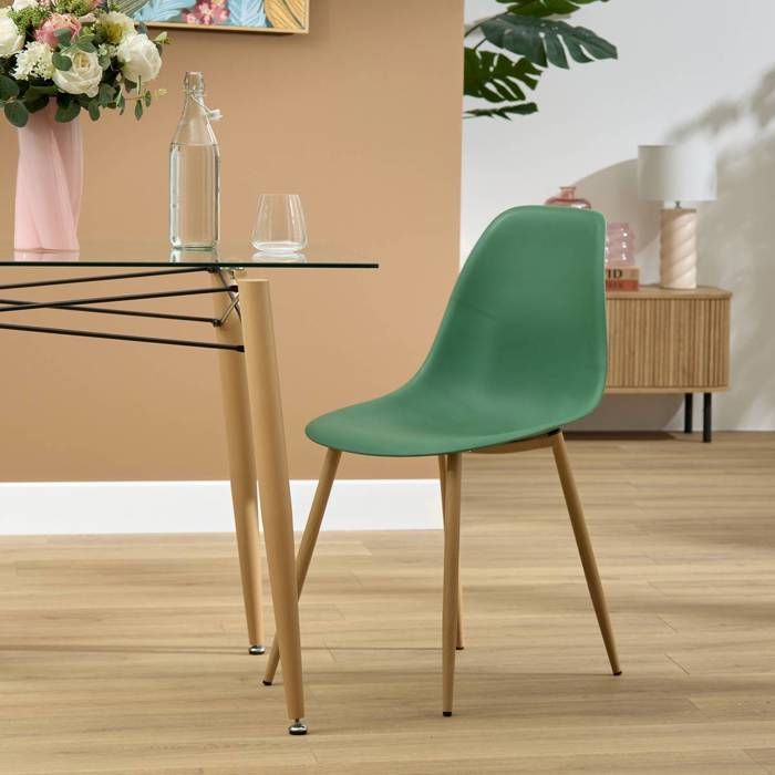 Chaise Taho 46x86cm vert - Atmosphera Créateur d'intérieur