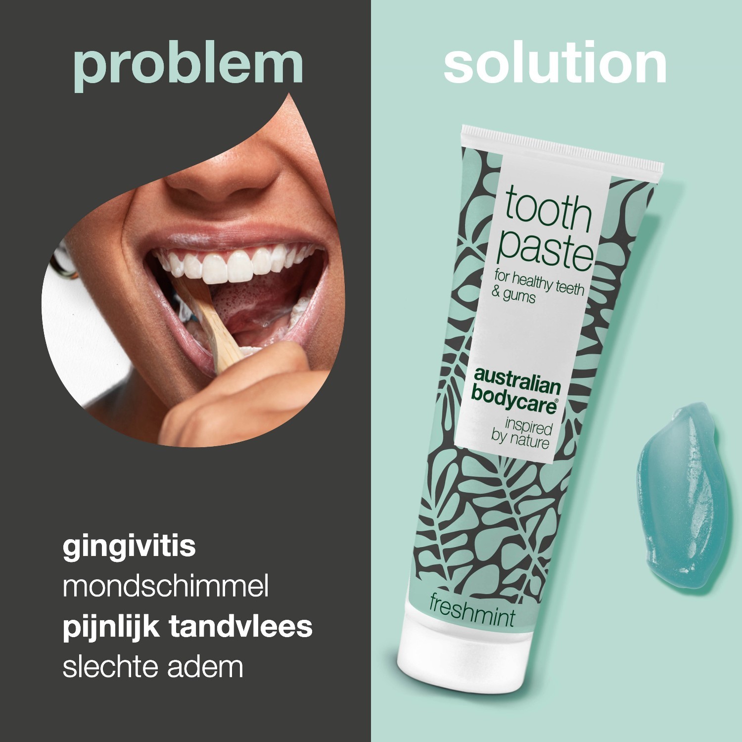 Zubná pasta Australian Body Care s príchuťou sviežej mäty - 75 ml