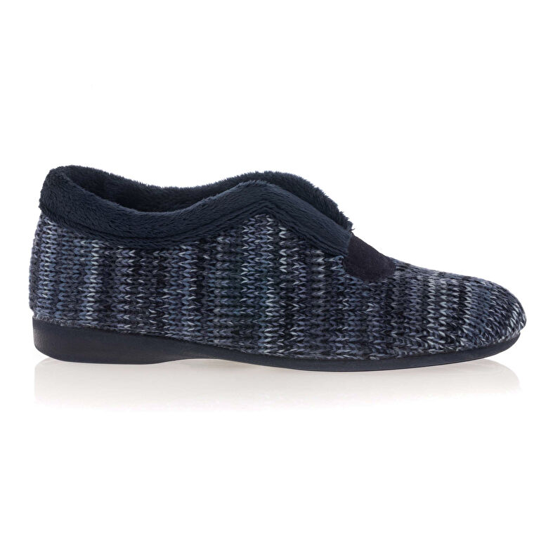 Blaue Damenpantoffeln