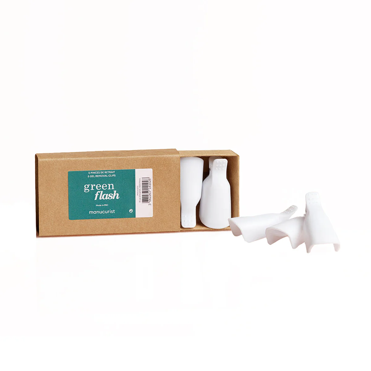 Unghie GREEN FLASH - Pinze Togli Smalto x5 - Accessori Unghie