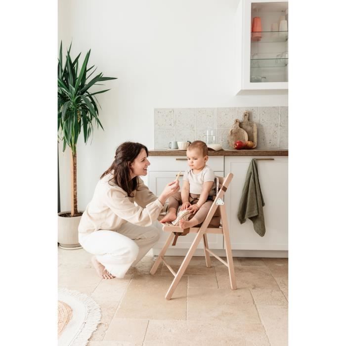 Rehausseur nomade - TINEO - 30 x 28 x 13 cm - Ultra Compact - Camel / Oursons