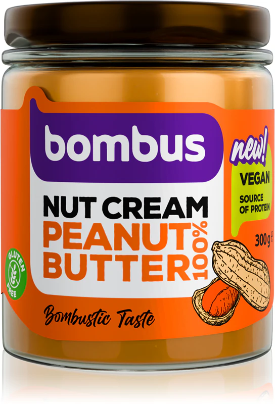 Arašidové maslo Bombus Nut Cream 100% arašidový krém