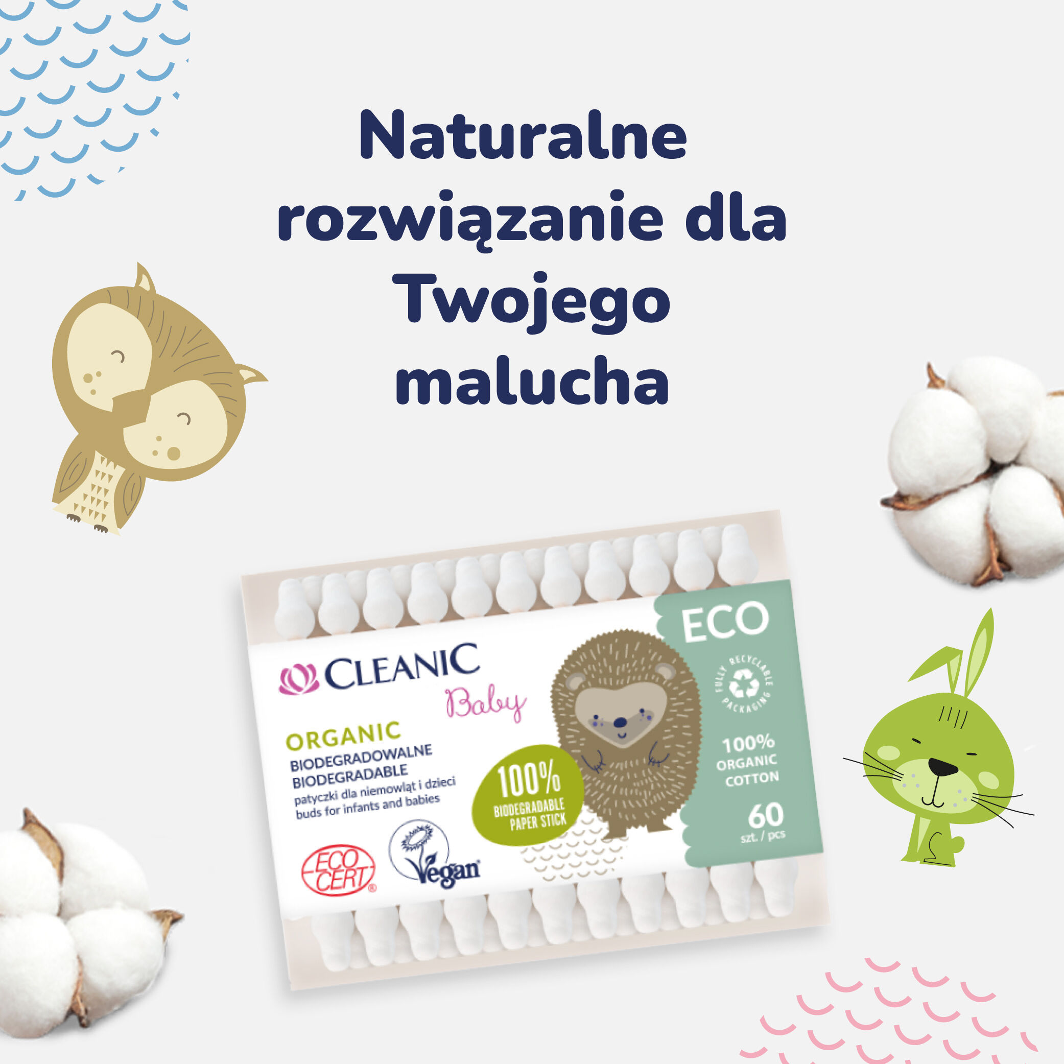 Bebé orgánico limpio