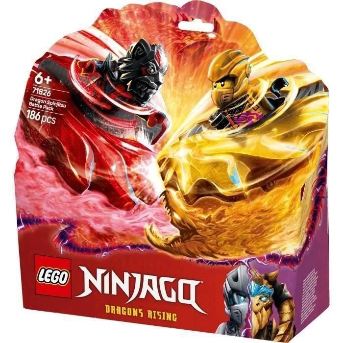 LEGO NINJAGO 71826 Drachen-Spinjitzu-Kampfset – Bauset für Kinder ab 6 Jahren