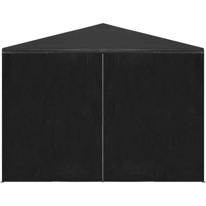 Empfangszelt 3x9 m Anthrazit Gartenterrasse Patio Pavillon Gartenlaube[334]