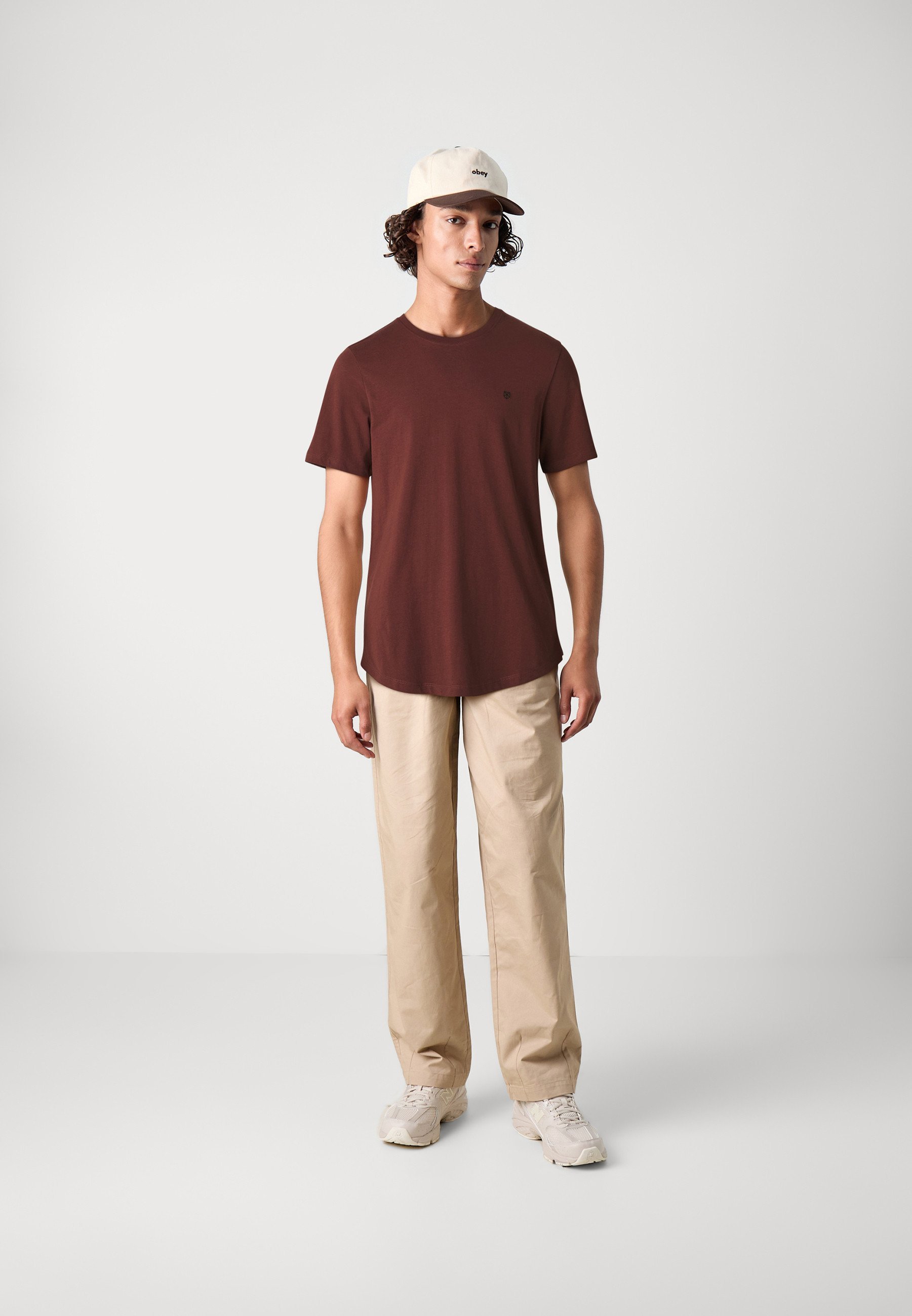 Jack & Jones JPRBLABRODY T-shirt 7-pack - Basic T-shirt - rum rozijn/as/thee/cognac/zeegroen/blauwgroen/flesgroen