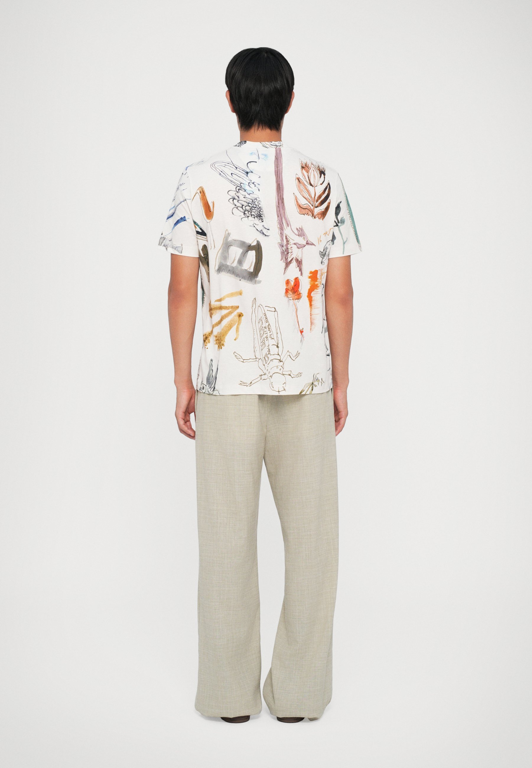 T-shirt imprimé Paul Smith - crème