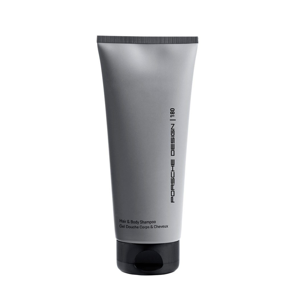 „Porsche Design“ plaukų ir kūno prausimosi gelis 180 plaukų ir kūno šampūnas – 200 ml